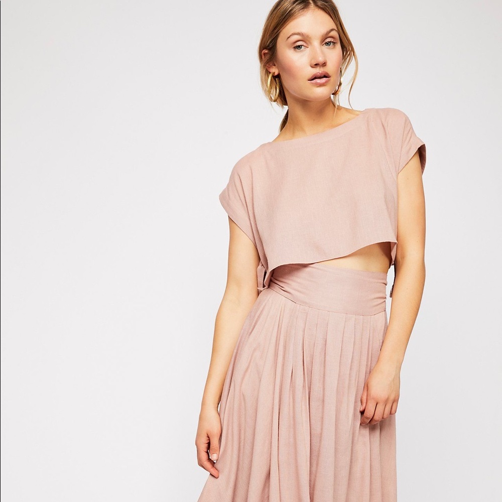 ISO Free People Sundown Skirt Set Toasted Mink